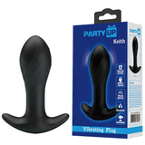 Buy Party Up KEITH Vibrating Plug - Black 10.5 cm USB Rechargeable Vibrating Butt Plug – Naughtyhut NZ sex toys online. Discreet delivery & top brands.