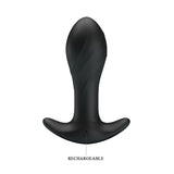 Buy Party Up KEITH Vibrating Plug - Black 10.5 cm USB Rechargeable Vibrating Butt Plug – Naughtyhut NZ sex toys online. Discreet delivery & top brands.