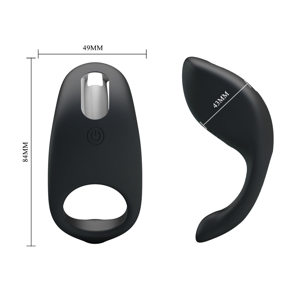 Buy Party Up KING Rechargeable Cock Ring - Black USB Rechargeable Cock Ring – Naughtyhut NZ sex toys online. Discreet delivery & top brands.