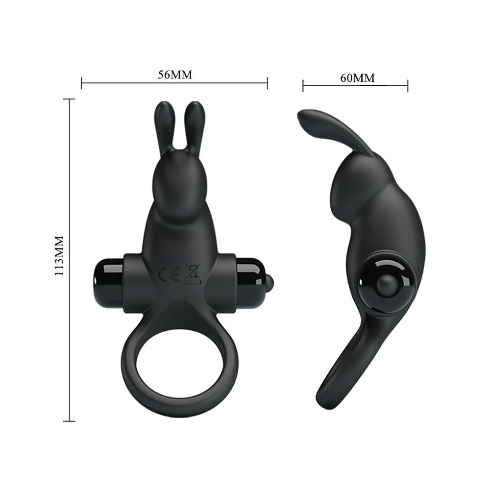 Buy Party Up LARRY Vibrating Cock Ring - Black Vibrating Cock Ring – Naughtyhut NZ sex toys online. Discreet delivery & top brands.