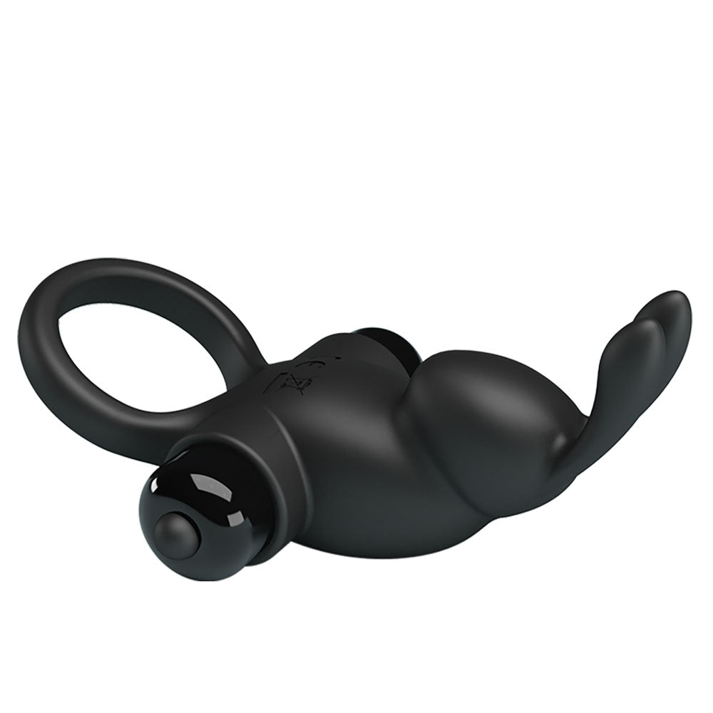 Buy Party Up LARRY Vibrating Cock Ring - Black Vibrating Cock Ring – Naughtyhut NZ sex toys online. Discreet delivery & top brands.