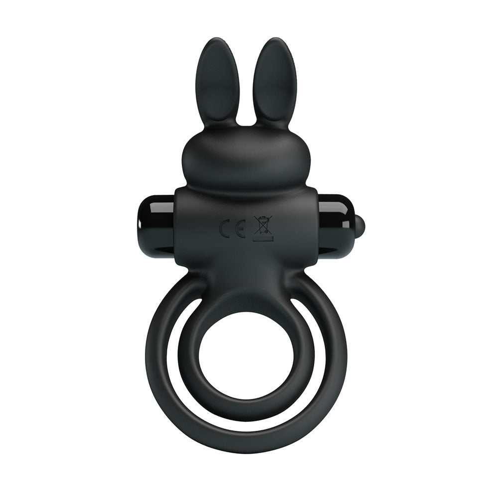 Buy Party Up LAWRENCE Vibrating Cock Ring - Black Vibrating Cock & Balls Ring – Naughtyhut NZ sex toys online. Discreet delivery & top brands.