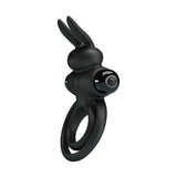 Buy Party Up LAWRENCE Vibrating Cock Ring - Black Vibrating Cock & Balls Ring – Naughtyhut NZ sex toys online. Discreet delivery & top brands.