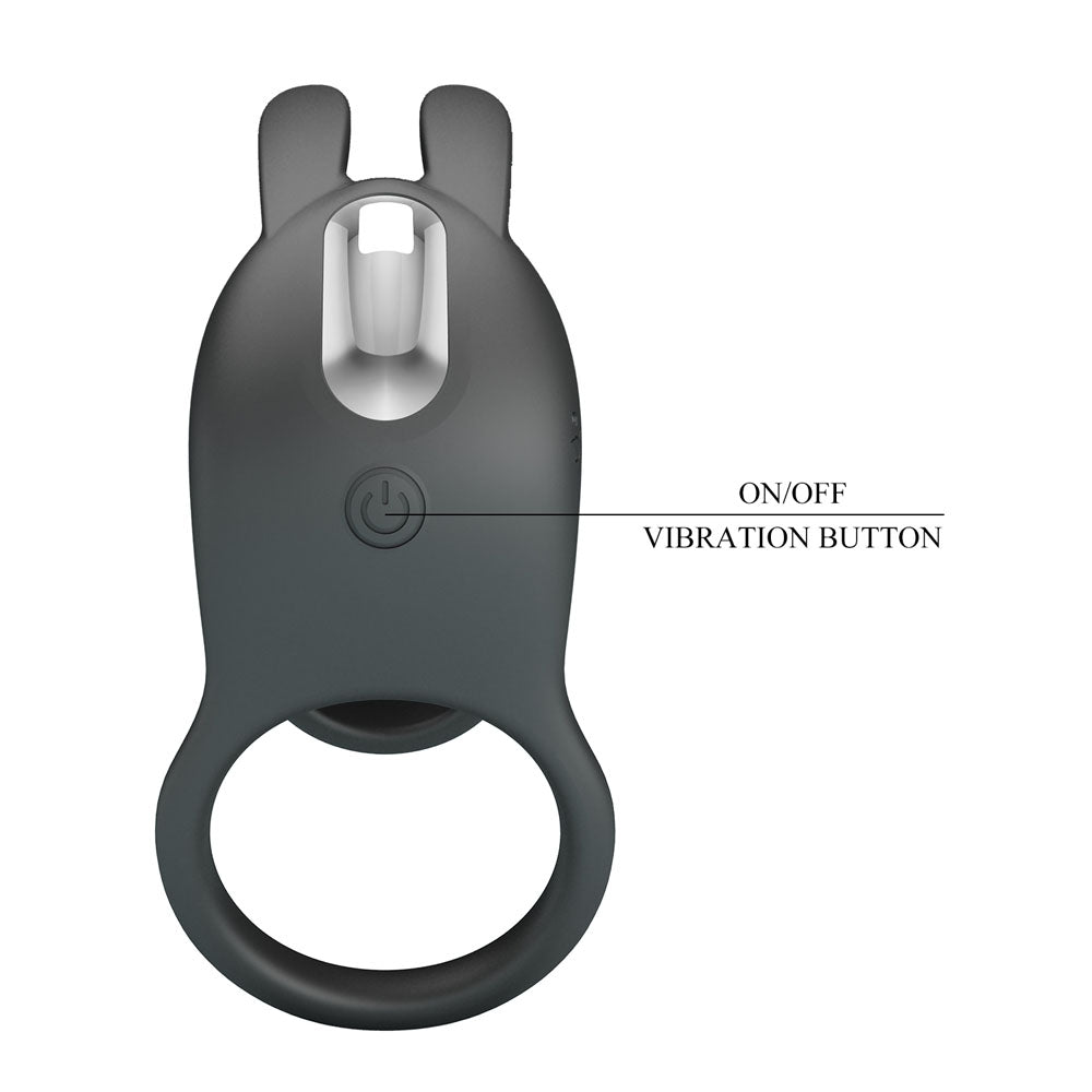 Buy Party Up MARK Vibrating Penis Sleeve - Black USB Rechargeable Vibrating Cock Sleeve – Naughtyhut NZ sex toys online. Discreet delivery & top brands.