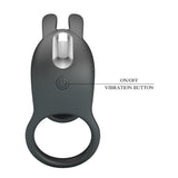 Buy Party Up MARK Vibrating Penis Sleeve - Black USB Rechargeable Vibrating Cock Sleeve – Naughtyhut NZ sex toys online. Discreet delivery & top brands.