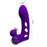 Buy Party Up MIKE Finger Vibe - Purple - Purple Vibrating Finger Vibrator – Naughtyhut NZ sex toys online. Discreet delivery & top brands.