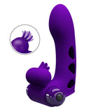 Buy Party Up MIKE Finger Vibe - Purple - Purple Vibrating Finger Vibrator – Naughtyhut NZ sex toys online. Discreet delivery & top brands.