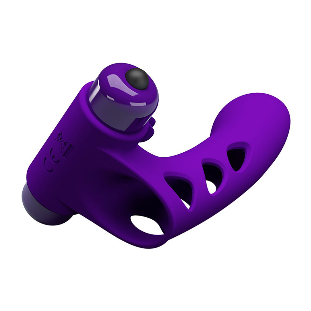 Buy Party Up MIKE Finger Vibe - Purple - Purple Vibrating Finger Vibrator – Naughtyhut NZ sex toys online. Discreet delivery & top brands.