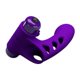 Buy Party Up MIKE Finger Vibe - Purple - Purple Vibrating Finger Vibrator – Naughtyhut NZ sex toys online. Discreet delivery & top brands.
