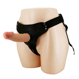 Buy Party Up NATHAN Strap - On - Flesh 17.5 cm Hollow Strap - On – Naughtyhut NZ sex toys online. Discreet delivery & top brands.