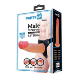Buy Party Up NATHAN Strap - On - Flesh 17.5 cm Hollow Strap - On – Naughtyhut NZ sex toys online. Discreet delivery & top brands.