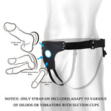 Buy Party Up NICK Strap - On Harness - Black Adjustable Strap - On Harness (No Probe Included) – Naughtyhut NZ sex toys online. Discreet delivery & top brands.