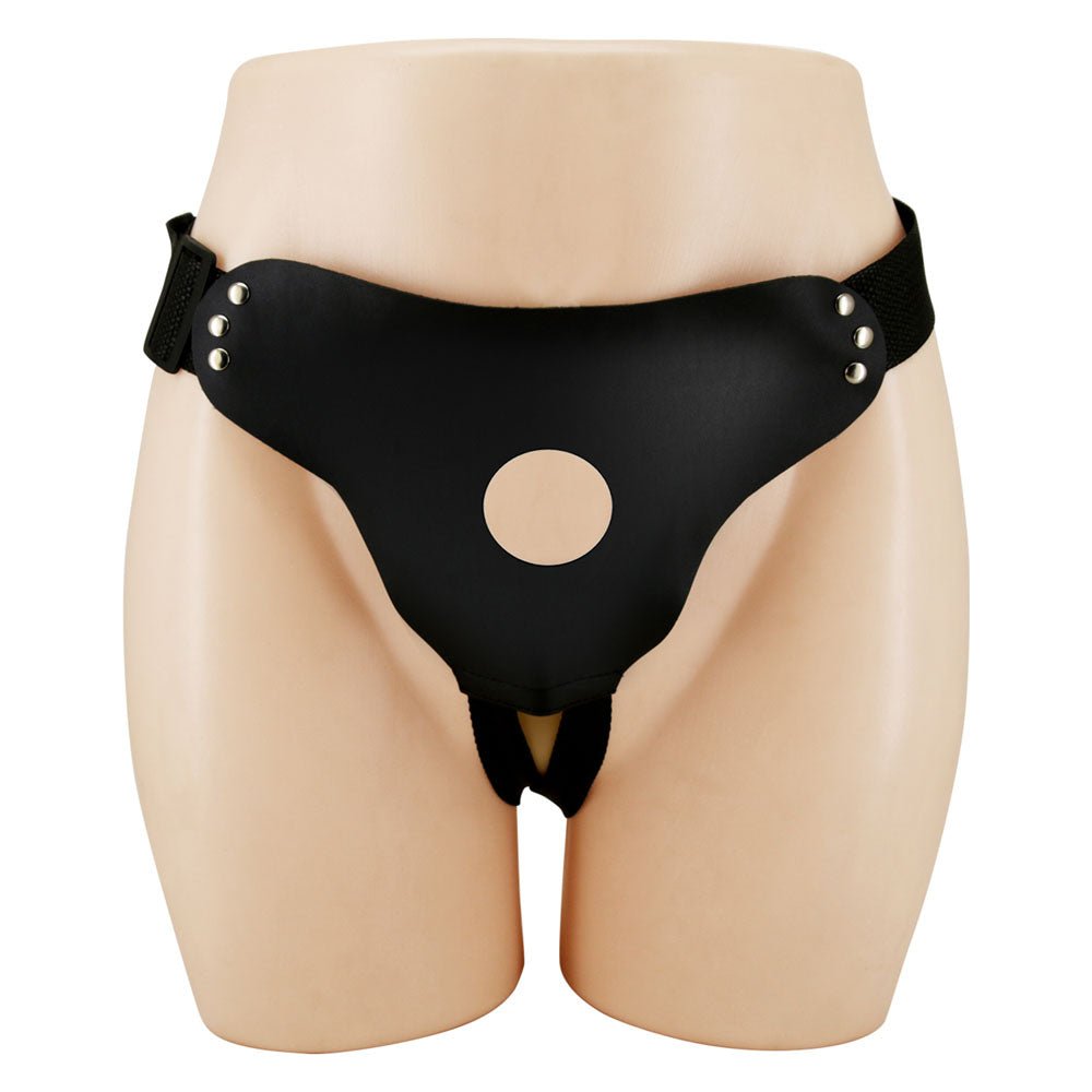 Buy Party Up NICK Strap - On Harness - Black Adjustable Strap - On Harness (No Probe Included) – Naughtyhut NZ sex toys online. Discreet delivery & top brands.