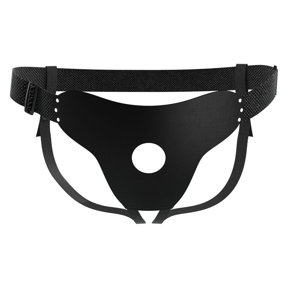 Buy Party Up NICK Strap - On Harness - Black Adjustable Strap - On Harness (No Probe Included) – Naughtyhut NZ sex toys online. Discreet delivery & top brands.