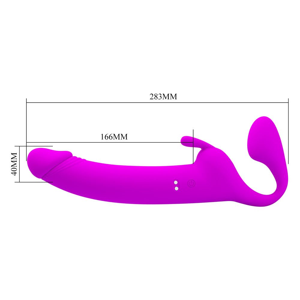 Buy Party Up OLIVER Strapless Strap - On - Purple 28.3 cm USB Rechargeable Strapless Strap - On – Naughtyhut NZ sex toys online. Discreet delivery & top brands.