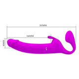Buy Party Up OLIVER Strapless Strap - On - Purple 28.3 cm USB Rechargeable Strapless Strap - On – Naughtyhut NZ sex toys online. Discreet delivery & top brands.
