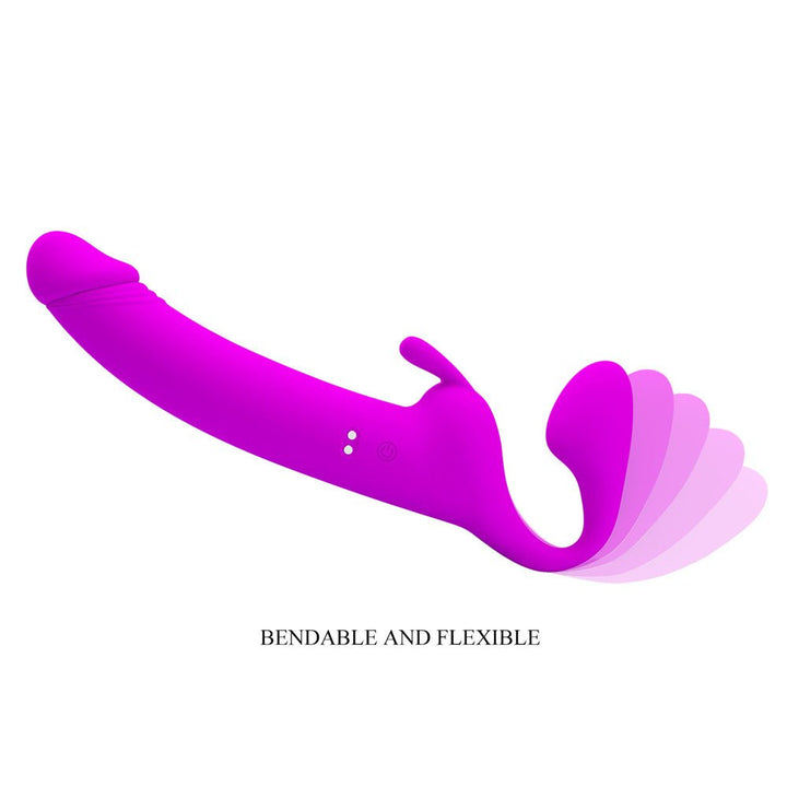 Party Up OLIVER Strapless Strap - On - Purple 28.3 cm USB Rechargeable Strapless Strap - On – Sex toys NZ by Naughtyhut. Discreet delivery nationwide.