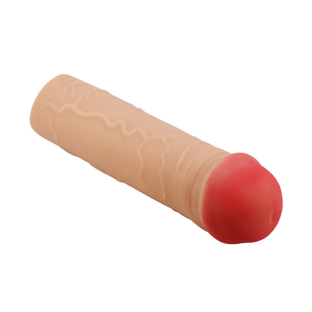 Buy Party Up OSCAR 1 Inch Extender Sleeve - Flesh 1 Inch Penis Extender Sleeve – Naughtyhut NZ sex toys online. Discreet delivery & top brands.