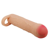 Buy Party Up OWEN 1 Inch Extender Sleeve - Flesh 1 Inch Penis Extender Sleeve with Ball Strap – Naughtyhut NZ sex toys online. Discreet delivery & top brands.