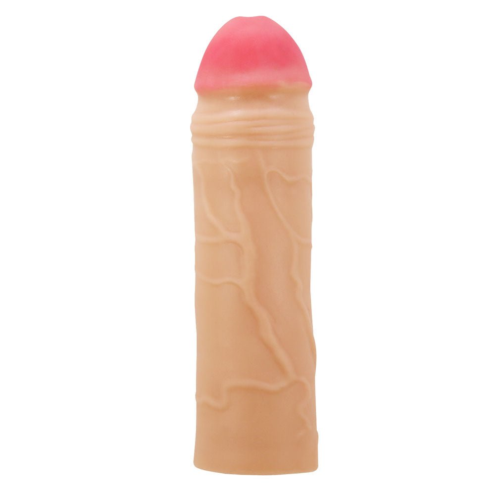 Buy Party Up PARKER 2 Inch Extender Sleeve - Flesh 2 Inch Penis Extender Sleeve – Naughtyhut NZ sex toys online. Discreet delivery & top brands.