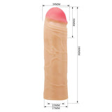 Buy Party Up PARKER 2 Inch Extender Sleeve - Flesh 2 Inch Penis Extender Sleeve – Naughtyhut NZ sex toys online. Discreet delivery & top brands.