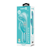 Buy Party Up PAUL Rolling Beads Vibrator - Teal - Teal 22.6 cm USB Rechargeable Thrusting Rabbit Vibrator – Naughtyhut NZ sex toys online. Discreet delivery & top brands.