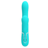 Buy Party Up PAUL Rolling Beads Vibrator - Teal - Teal 22.6 cm USB Rechargeable Thrusting Rabbit Vibrator – Naughtyhut NZ sex toys online. Discreet delivery & top brands.