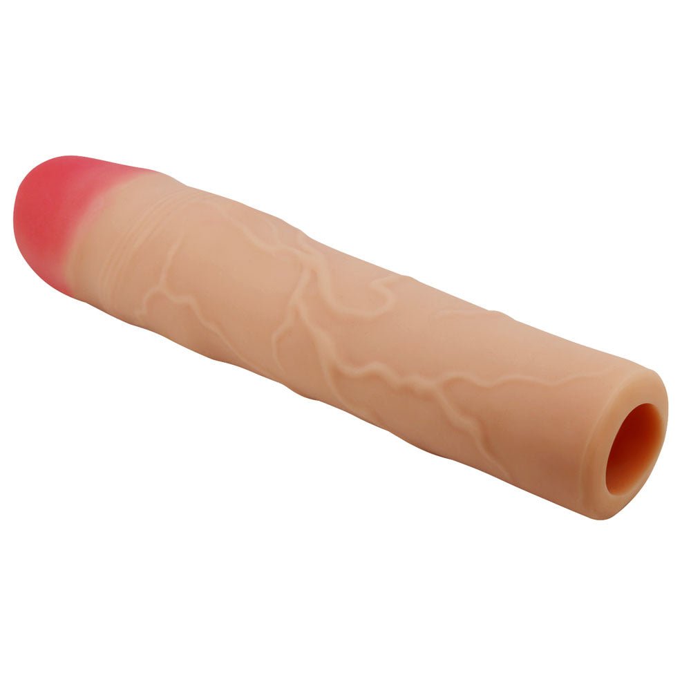 Buy Party Up PHILIP 3 Inch Extender Sleeve - Flesh 3 Inch Penis Extender Sleeve – Naughtyhut NZ sex toys online. Discreet delivery & top brands.