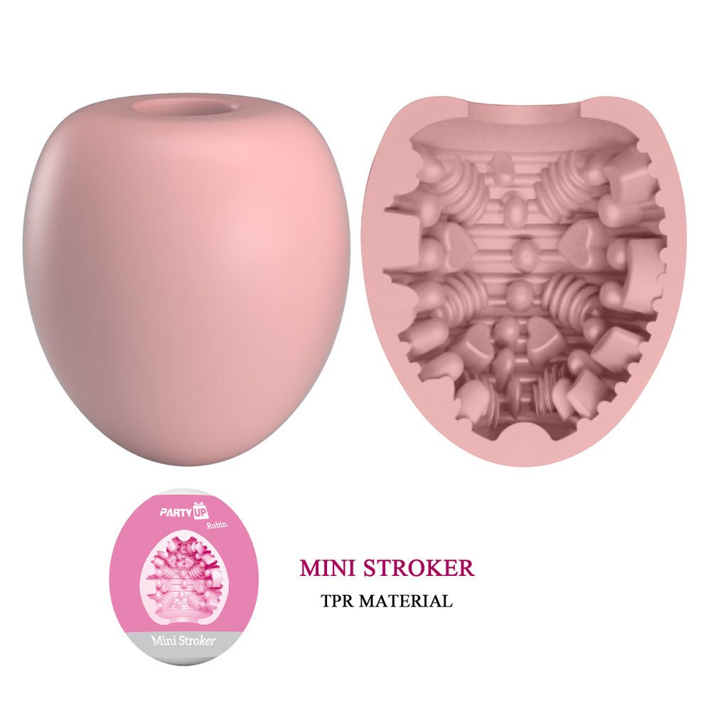 Buy Party Up ROBIN Mini Stroker - Pink Mini Stroker – Naughtyhut NZ sex toys online. Discreet delivery & top brands.
