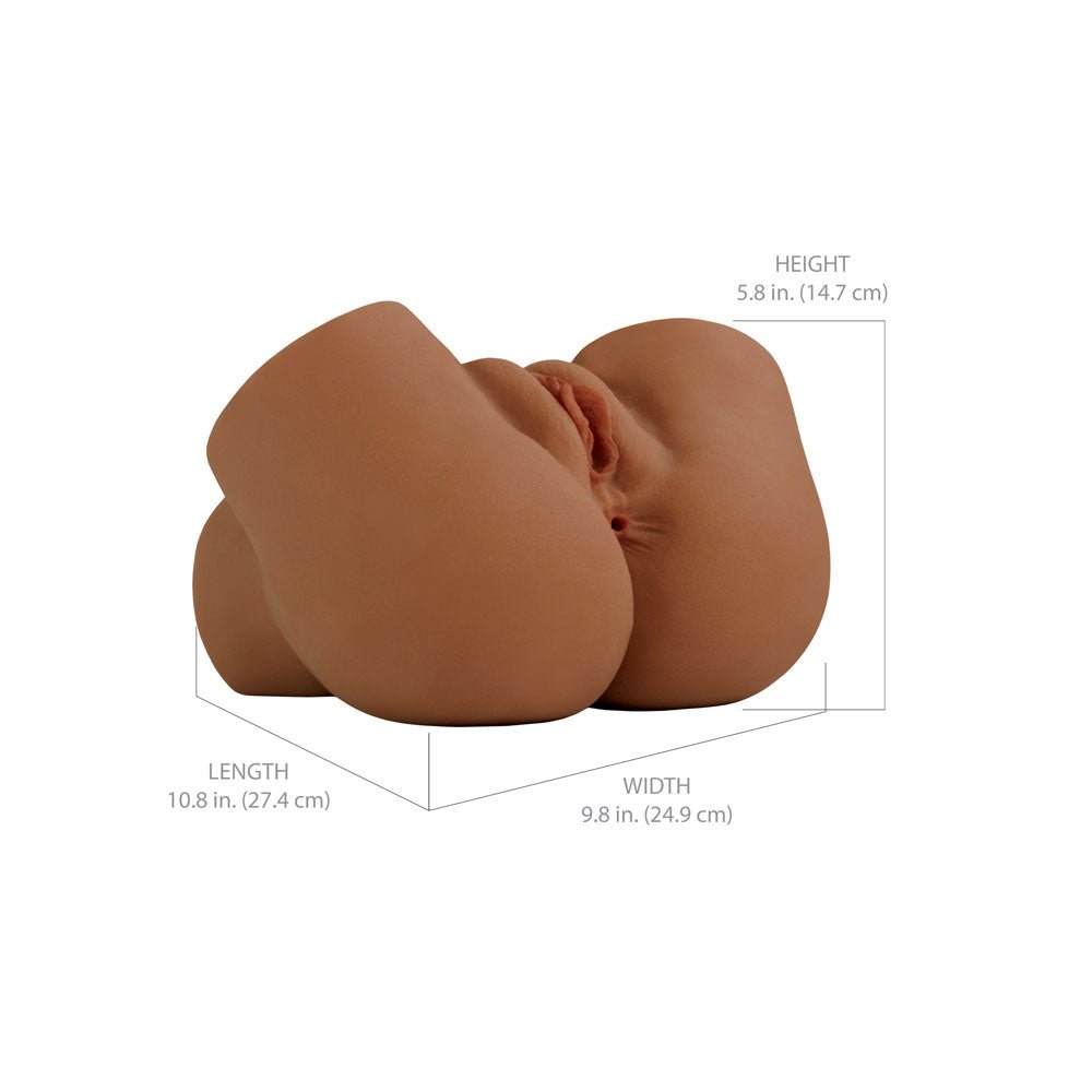 PDX Elite Back That Ass Up - Brown - Brown USB Rechargeable Auto Mega Masturbator – Sex toys NZ by Naughtyhut. Discreet delivery nationwide.