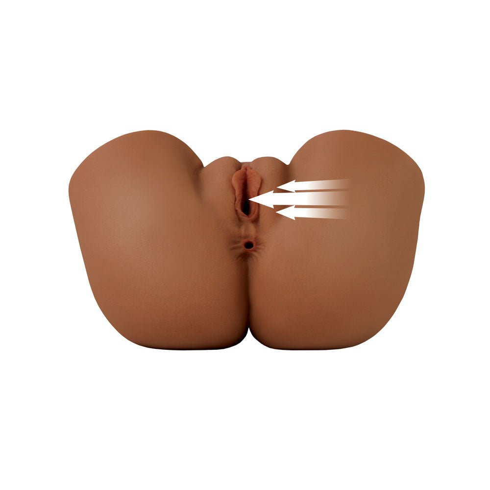 PDX Elite Back That Ass Up - Brown - Brown USB Rechargeable Auto Mega Masturbator – Sex toys NZ by Naughtyhut. Discreet delivery nationwide.