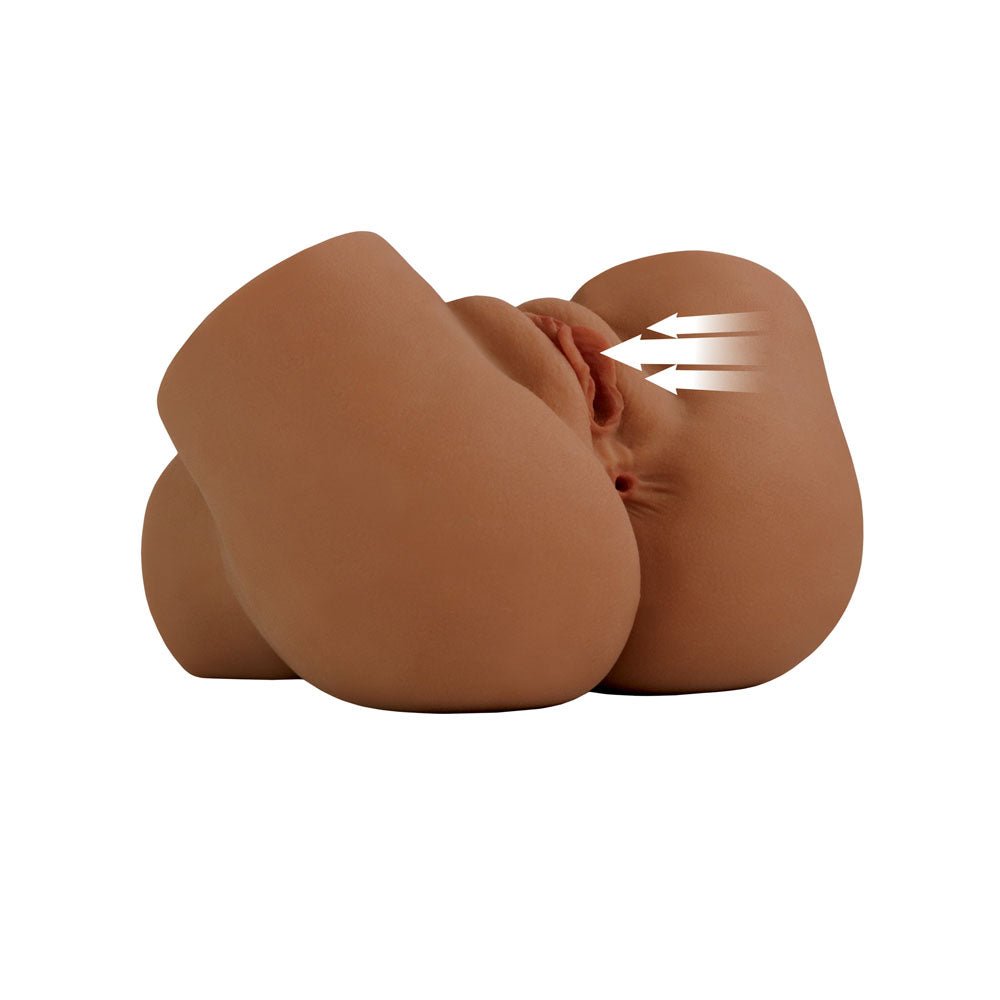 PDX Elite Back That Ass Up - Brown - Brown USB Rechargeable Auto Mega Masturbator – Sex toys NZ by Naughtyhut. Discreet delivery nationwide.