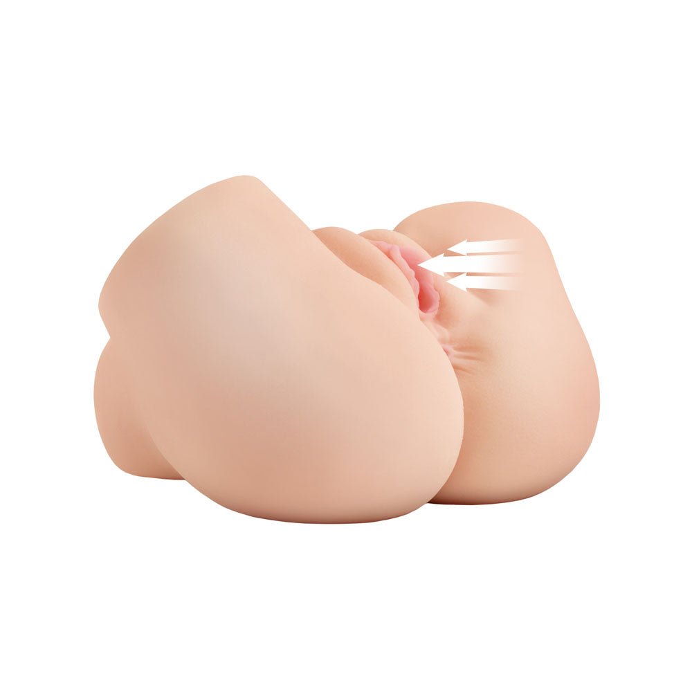 Buy PDX Elite Back That Ass Up - Flesh - Flesh USB Rechargeable Auto Mega Masturbator – Naughtyhut NZ sex toys online. Discreet delivery & top brands.