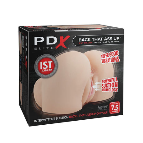 Buy PDX Elite Back That Ass Up - Flesh - Flesh USB Rechargeable Auto Mega Masturbator – Naughtyhut NZ sex toys online. Discreet delivery & top brands.