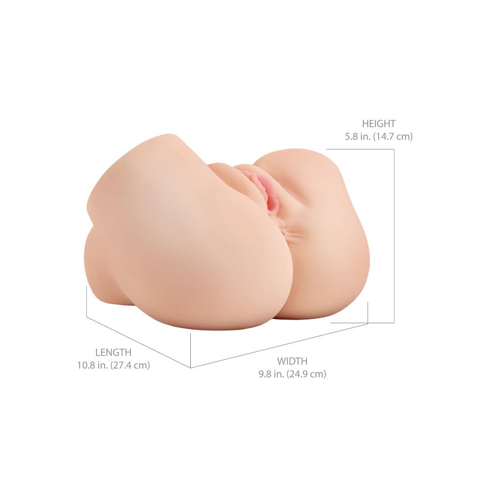 Buy PDX Elite Back That Ass Up - Flesh - Flesh USB Rechargeable Auto Mega Masturbator – Naughtyhut NZ sex toys online. Discreet delivery & top brands.