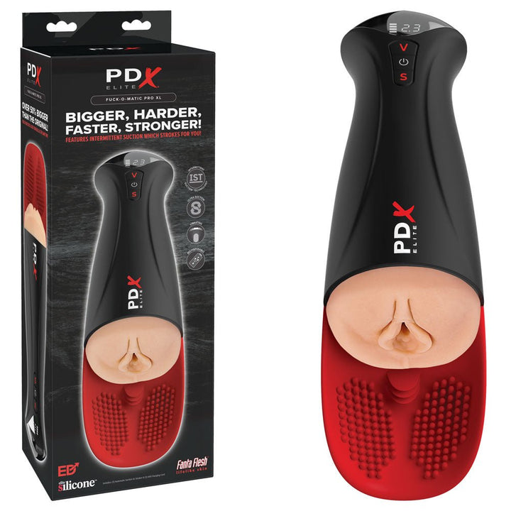 PDX Elite Fap - O - Matic Pro XL - Light - Flesh USB Rechargeable Auto Stroker – Sex toys NZ by Naughtyhut. Discreet delivery nationwide.