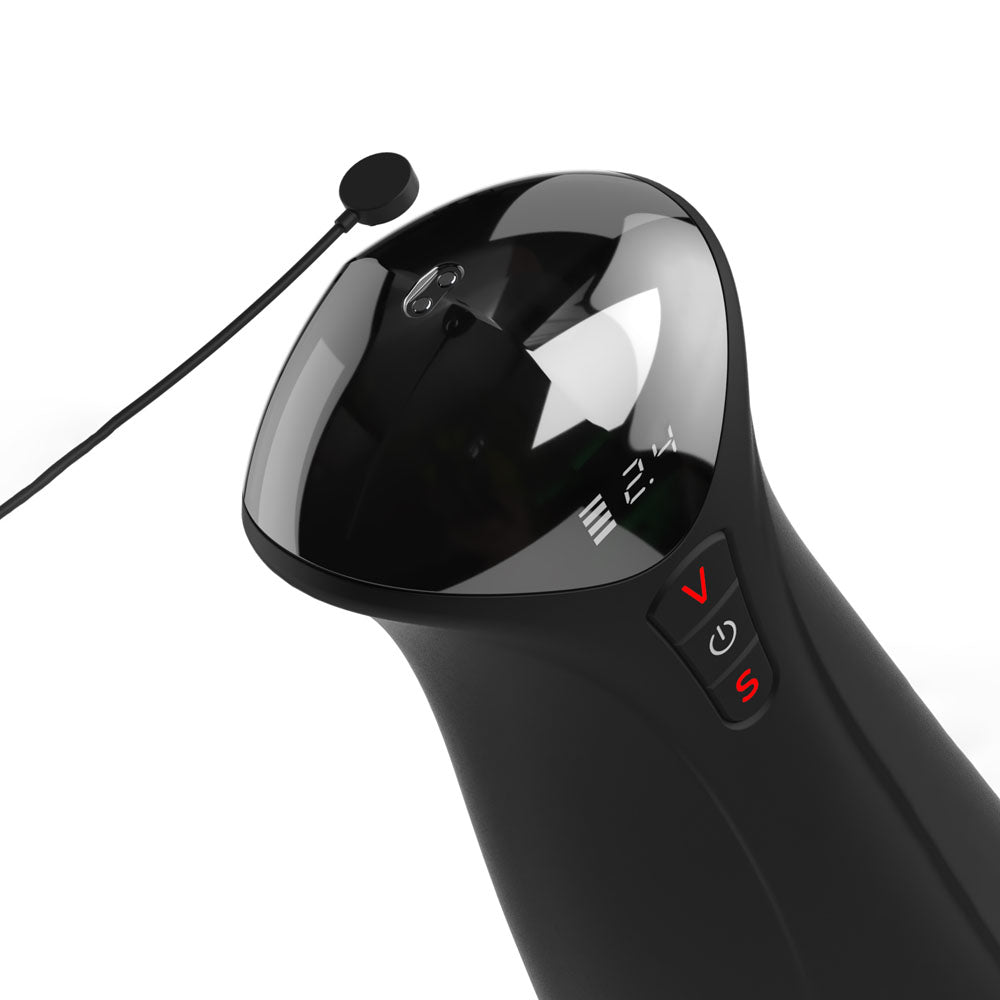 Buy PDX Elite Fap - O - Matic Pro XL - White/Red - White USB Rechargeable Auto Stroker – Naughtyhut NZ sex toys online. Discreet delivery & top brands.
