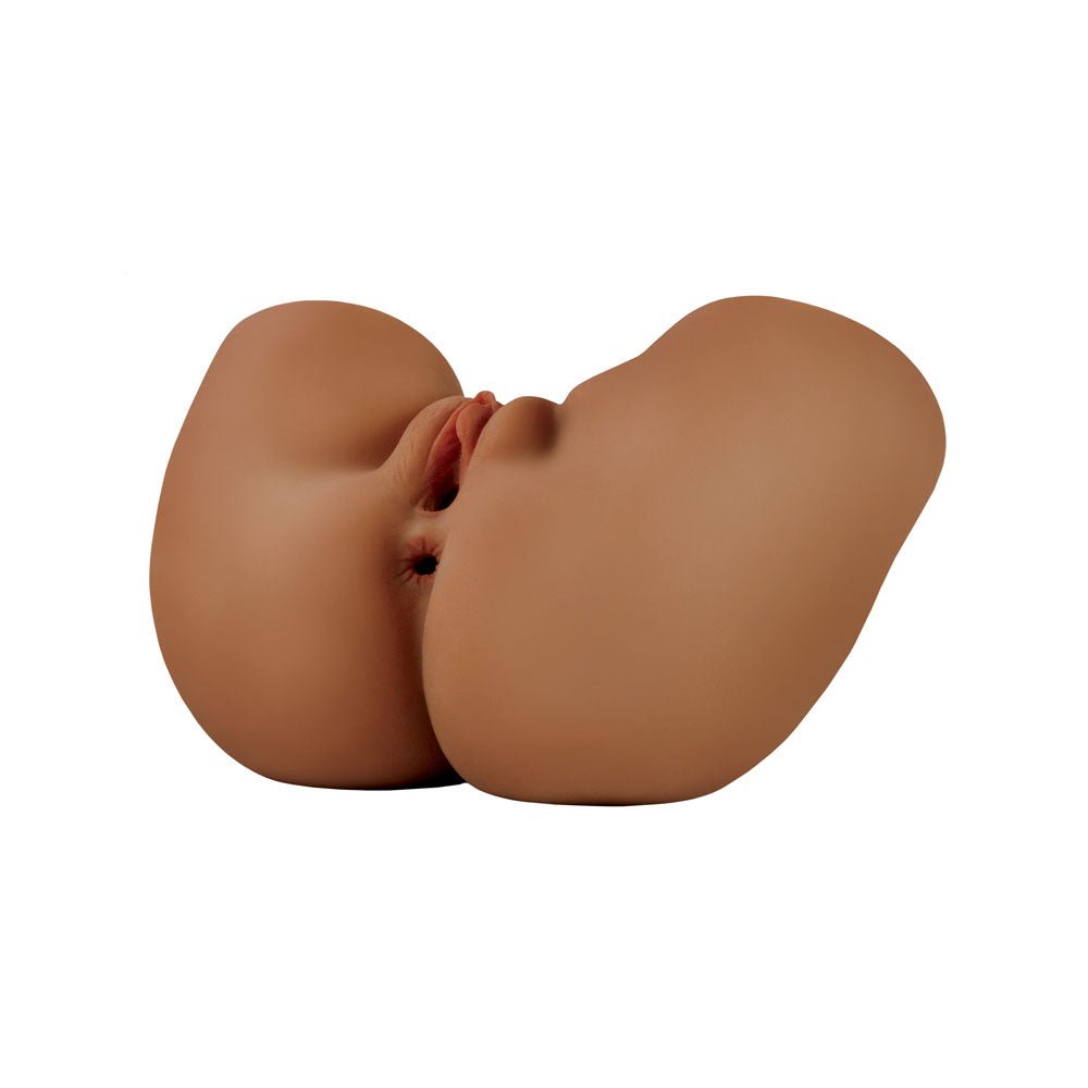 Buy PDX Elite Shake That Ass - Brown - Brown USB Rechargeable Vibrating Mega Masturbator – Naughtyhut NZ sex toys online. Discreet delivery & top brands.