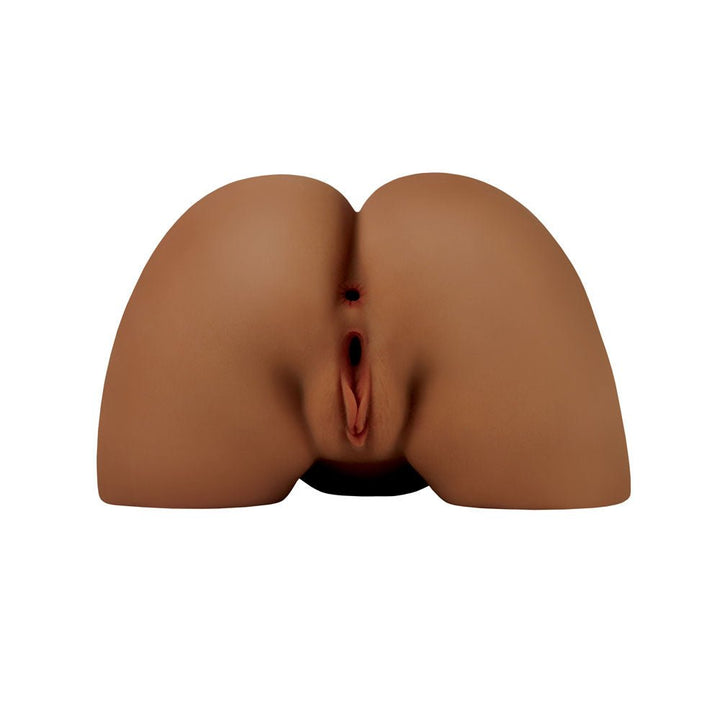 PDX Elite Shake That Ass - Brown - Brown USB Rechargeable Vibrating Mega Masturbator – Sex toys NZ by Naughtyhut. Discreet delivery nationwide.