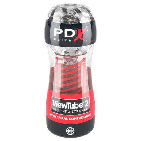 Buy PDX Elite Viewtube 2 - Clear Stroker – Naughtyhut NZ sex toys online. Discreet delivery & top brands.