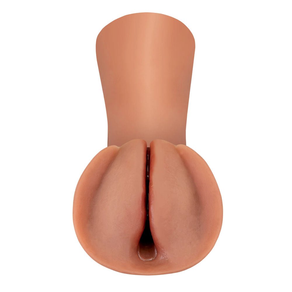Buy PDX Extreme Wet Pussies - Slippery Slit - Tan - Tan Self - Lubricating Vagina Stroker – Naughtyhut NZ sex toys online. Discreet delivery & top brands.