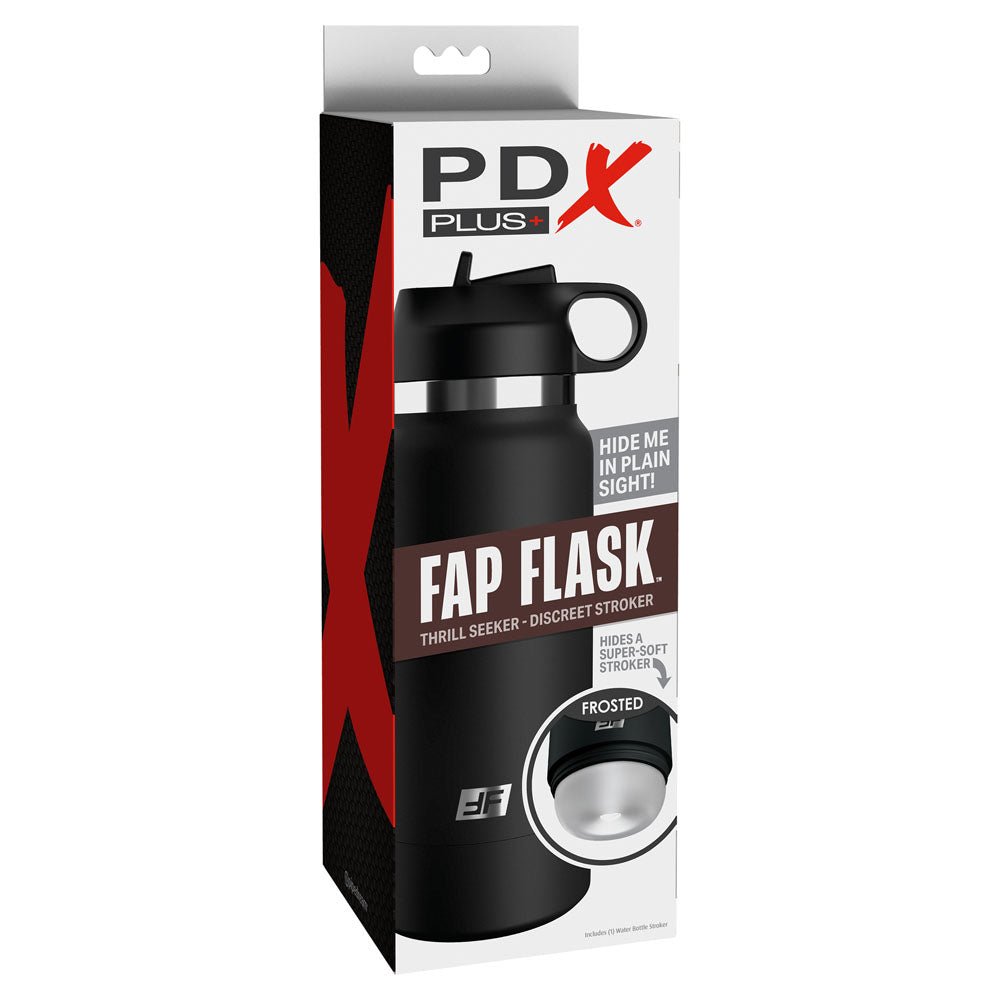 PDX Plus Fap Flask - Thrill Seeker - Frosted Discreet Stroker – Sex toys NZ by Naughtyhut. Discreet delivery nationwide.