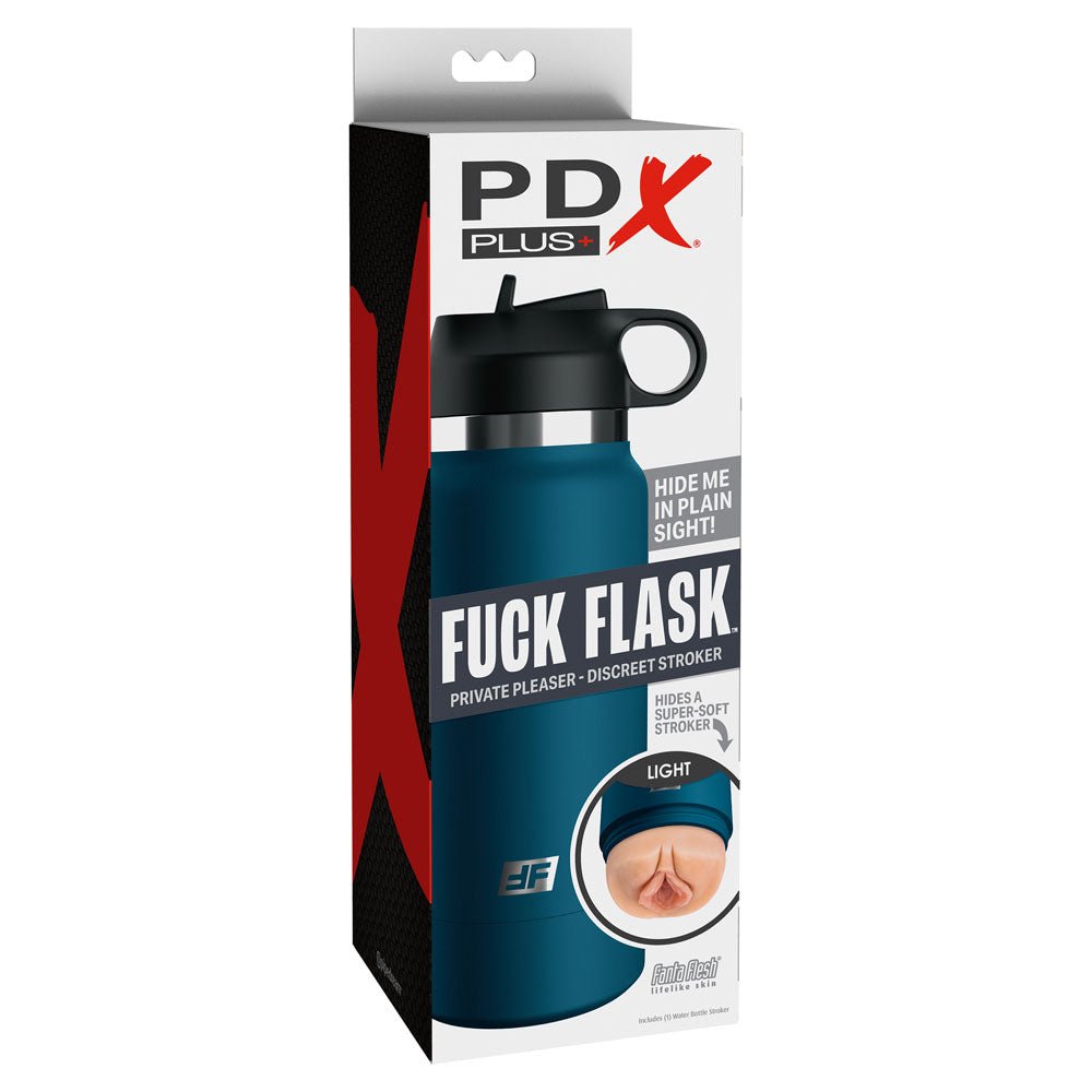 Buy PDX Plus Fuck Flask - Private Pleaser - Flesh Discreet Vagina Stroker – Naughtyhut NZ sex toys online. Discreet delivery & top brands.