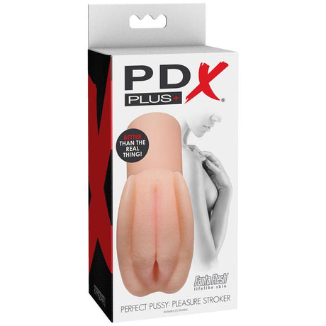 Buy PDX PLUS Perfect Pussy Pleasure Stroker - Flesh Vagina Stroker – Naughtyhut NZ sex toys online. Discreet delivery & top brands.