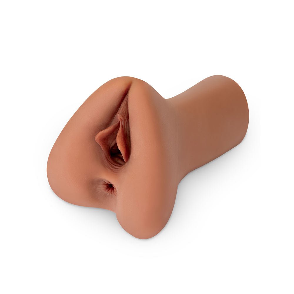 PDX Plus Pick Your Pleasure Stroker XL - Brown - Brown Vagina Stroker – Sex toys NZ by Naughtyhut. Discreet delivery nationwide.