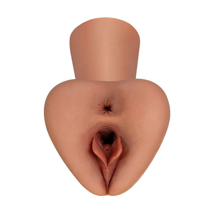 PDX Plus Pick Your Pleasure Stroker XL - Brown - Brown Vagina Stroker – Sex toys NZ by Naughtyhut. Discreet delivery nationwide.