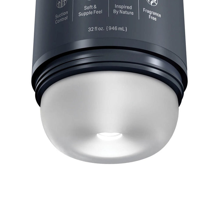 PDX Plus Shower Therapy - Deep Cream - Frosted - Clear Discreet Stroker with Suction Base – Sex toys NZ by Naughtyhut. Discreet delivery nationwide.