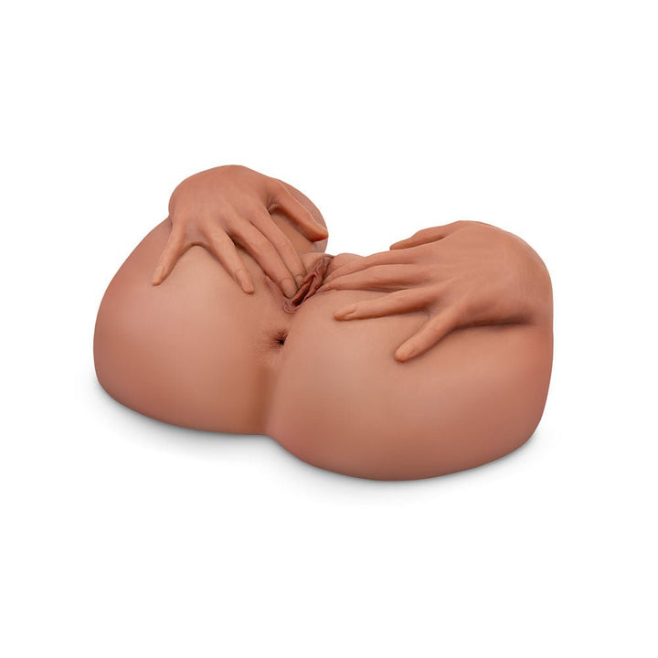 PDX Plus Spread My Tight Pussy - Brown - Brown Mega Masturbator – Sex toys NZ by Naughtyhut. Discreet delivery nationwide.