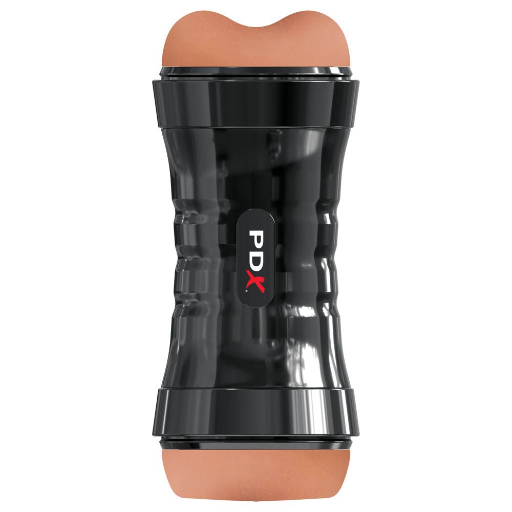 Buy PDX Wet Pussies Super Flip - A - Pussy Over - Brown - Brown Dual Ended Stroker (Vagina & Ass) – Naughtyhut NZ sex toys online. Discreet delivery & top brands.