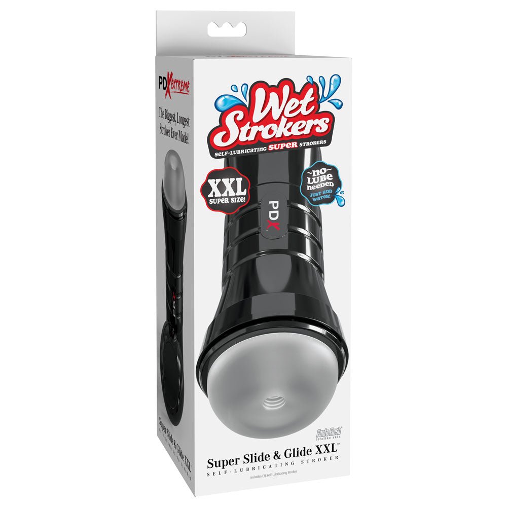 Buy PDX Wet Pussies - Super Slide & Glide XXL - Clear Stroker – Naughtyhut NZ sex toys online. Discreet delivery & top brands.